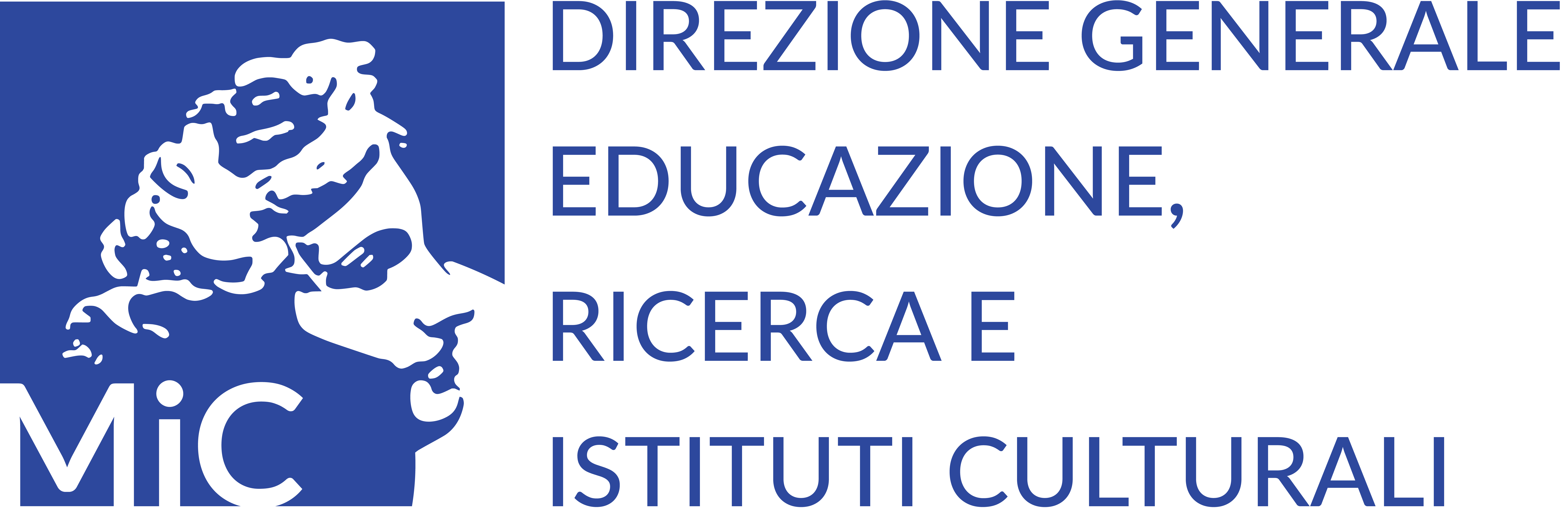 Logo direzione generale educazione ricerca e istituti culturali